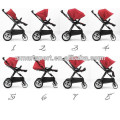 Baby Puppe Kinderwagen mit Autositz